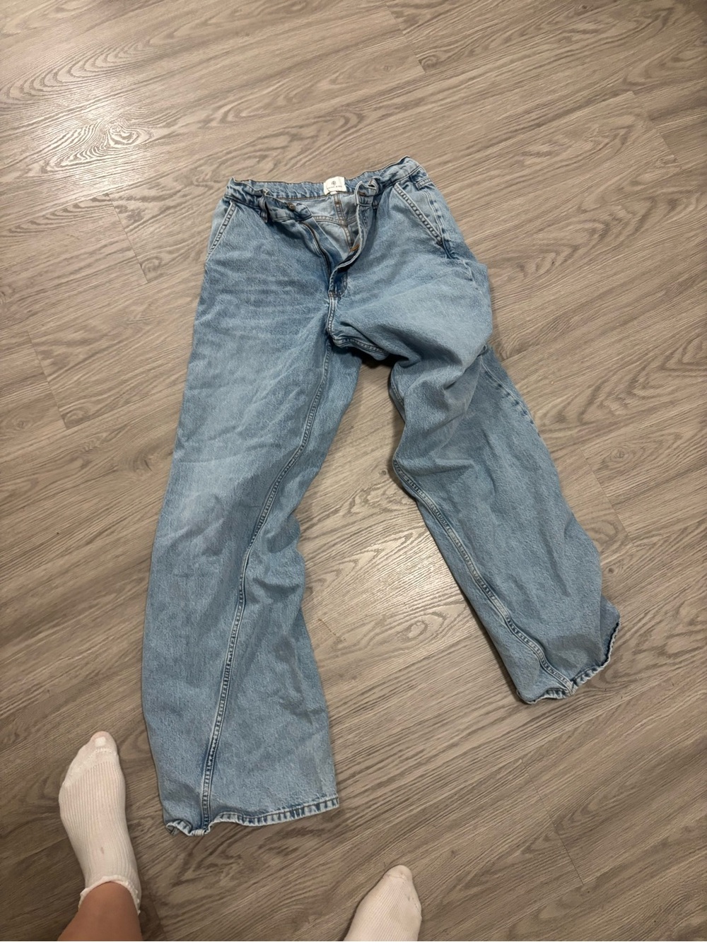 Anine Bing Light Blue Boot Cut Jeans